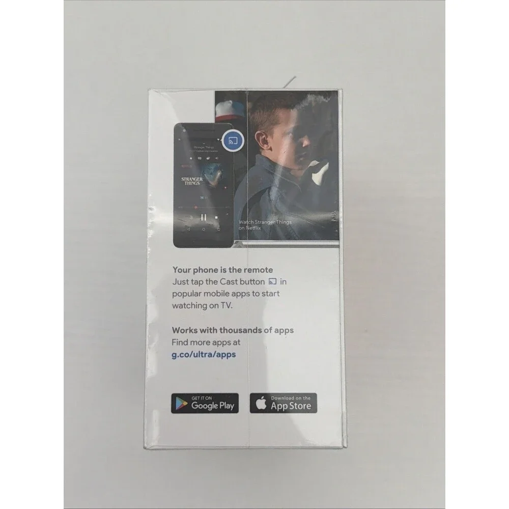 Google Chromecast Ultra 4K Digital Media Streamer -  Sealed New